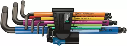 950/9 Hex-Plus Multicolour HF 1 L-avainsarja, metrinen, BlackLaser, pitotoiminto, 9 kappaletta - Kuusiokoloavaimet - 05022210001 - 1