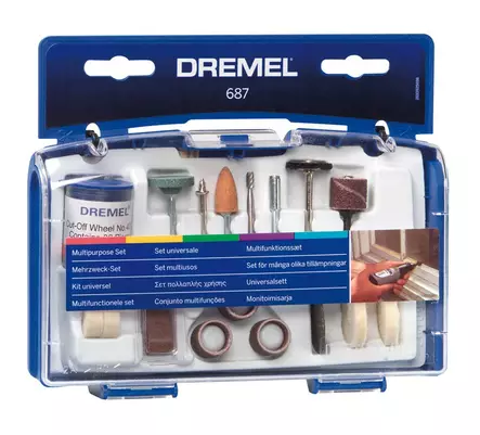 Dremel 687 Multisarja 52 osaa - Dremel pienoistyökalun tarvikkeet - 26150687JA - 1